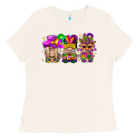 Bone Mardi Gras Gnomies Cakes Flowers And Balloon Ladies Tee - BundleAndBundleShop