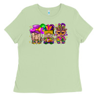 Matcha Mardi Gras Gnomies Cakes Flowers And Balloon Ladies Tee - BundleAndBundleShop