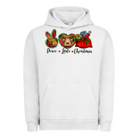 Pigment Lunar Rock peace love Christmas Urban Hoodie - BarkalooDesign
