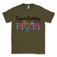 Army Green french bulldog mom Classic Tee - RanaPortraitStore