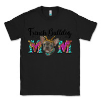 Black french bulldog mom Classic Tee - RanaPortraitStore