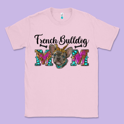 French Bulldog Mom Classic Tee Designed By Ranaportraitstore