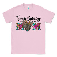 Bubblegum Pink french bulldog mom Classic Tee - RanaPortraitStore