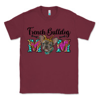 Burgundy french bulldog mom Classic Tee - RanaPortraitStore