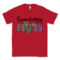 Red french bulldog mom Classic Tee - RanaPortraitStore