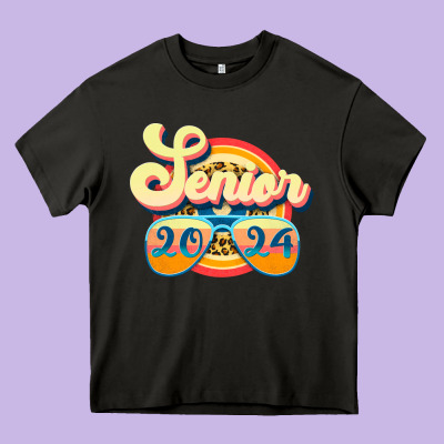Senior 2024 Heavy Core Tee Designed By Jahusdesignshop