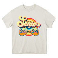 Cream senior 2024 Heavy Core Tee - JahusDesignShop