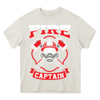 Cream fire captain firefighter fireman job Heavy Core Tee - tuanDangUi