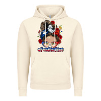 Vintage Artic Puerto Rico messy bun Vintage Hoodie - NancyCooperArtShop