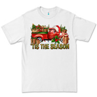 White Tis' The Season Christmas Truck Premium Tee - BundleAndBundleShop