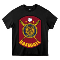 Black american legion baseball Heavy Core Tee - tuanDangUi