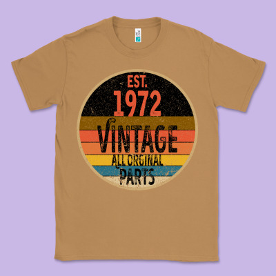 Est. 1972 Made In 1972 All Original Parts All Orginal Parts Classic Tee Designed By Bettercallsaul