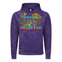 Cloud Purple Raised on Country and Sunshine Vintage Hoodie - texasbilliewilder
