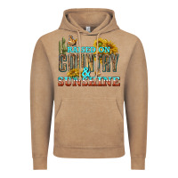 Vintage Coffee Raised on Country and Sunshine Vintage Hoodie - texasbilliewilder