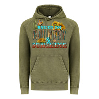 Vintage Olive Raised on Country and Sunshine Vintage Hoodie - texasbilliewilder