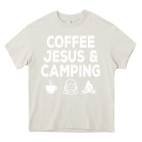 Cream camp camping camper campfire campsite hiking gift Heavy Core Tee - tuanDangUi