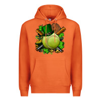 Carrot st.patrick's day softball Premium Hoodie - FaDigitalArtStudio