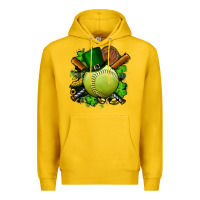Lemon st.patrick's day softball Premium Hoodie - FaDigitalArtStudio
