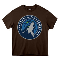 Chocolate Brown the timberwolves Heavy Core Tee - tuanDangUi