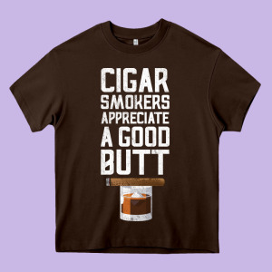 Funny Cigar Smoker Humidor Gift Set Cigar Lover Sm Heavy Core Tee Designed By Tuandangui
