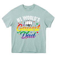 Arona 1 worlds gayest dad funny fathers day lgbt pride r Heavy Core Tee - tuanDangUi