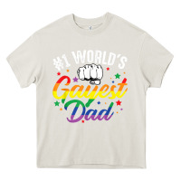 Cream 1 worlds gayest dad funny fathers day lgbt pride r Heavy Core Tee - tuanDangUi