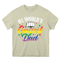Mossy 1 worlds gayest dad funny fathers day lgbt pride r Heavy Core Tee - tuanDangUi