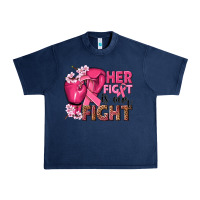 Navy her fight is our fight Urban Heavy Tee - NancyCooperArtShop