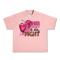 Salmon her fight is our fight Urban Heavy Tee - NancyCooperArtShop