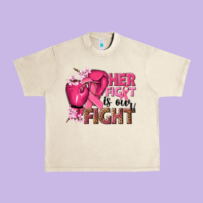 Her Fight Is Our Fight Urban Heavy Tee Designed By Nancycooperartshop