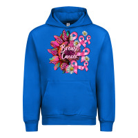 Cobalt breast cancer sunflower Urban Hoodie - BarkalooDesign
