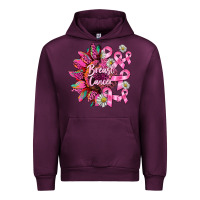 Mauve Wine breast cancer sunflower Urban Hoodie - BarkalooDesign