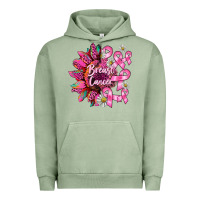 Pigment Oil Green breast cancer sunflower Urban Hoodie - BarkalooDesign