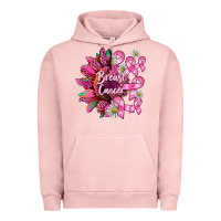 Pigment Salmon breast cancer sunflower Urban Hoodie - BarkalooDesign