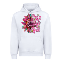 White breast cancer sunflower Urban Hoodie - BarkalooDesign