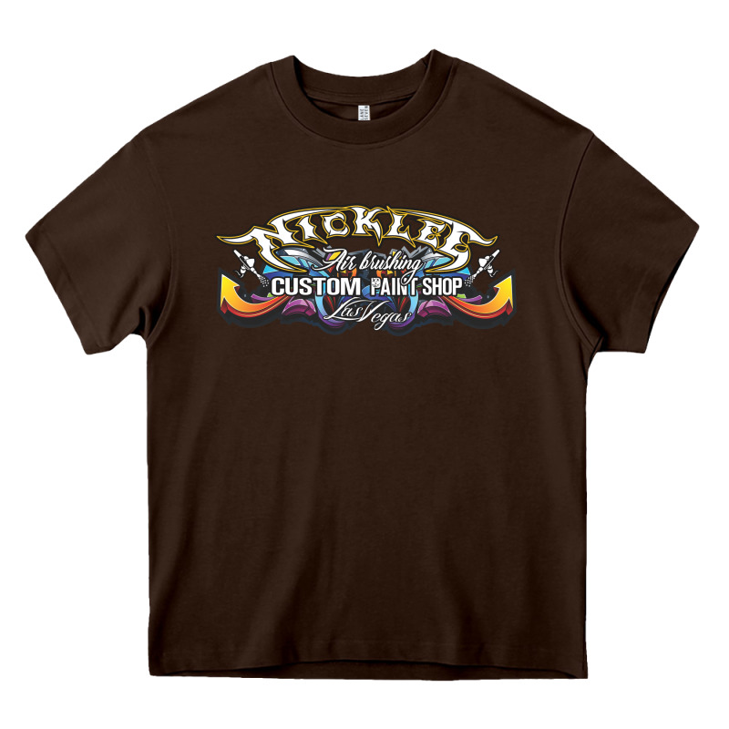 Nick Lee Airbrushing Gift Heavy Core Tee by tuanDangUi | Teevron