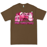 Cacao Pink Christmas Truck Premium Tee - BundleAndBundleShop