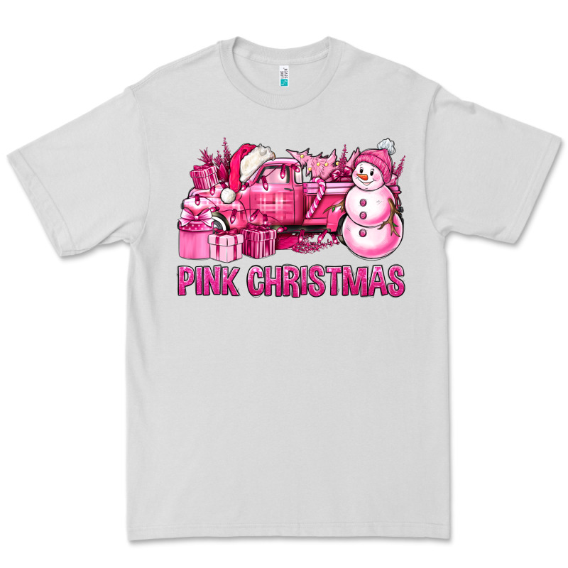 Pink Christmas Truck Premium Tee by BundleAndBundleShop | Teevron