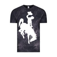 Cloud Black wyoming cowboys Vintage Tee - DesignPulse