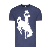 Vintage Denim wyoming cowboys Vintage Tee - DesignPulse