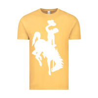 Vintage Mustard wyoming cowboys Vintage Tee - DesignPulse