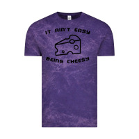 Cloud Purple it ain't easy being cheesy Vintage Tee - DesignPulse