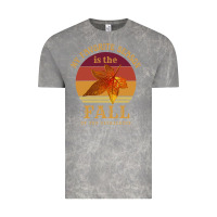 Cloud Rock feminist my favorite season is fall patriarchy retro vintage long slee Vintage Tee - DesignPulse