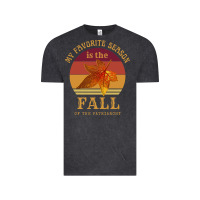 Vintage Black feminist my favorite season is fall patriarchy retro vintage long slee Vintage Tee - DesignPulse