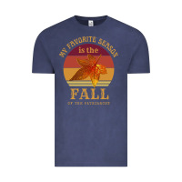 Vintage Denim feminist my favorite season is fall patriarchy retro vintage long slee Vintage Tee - DesignPulse