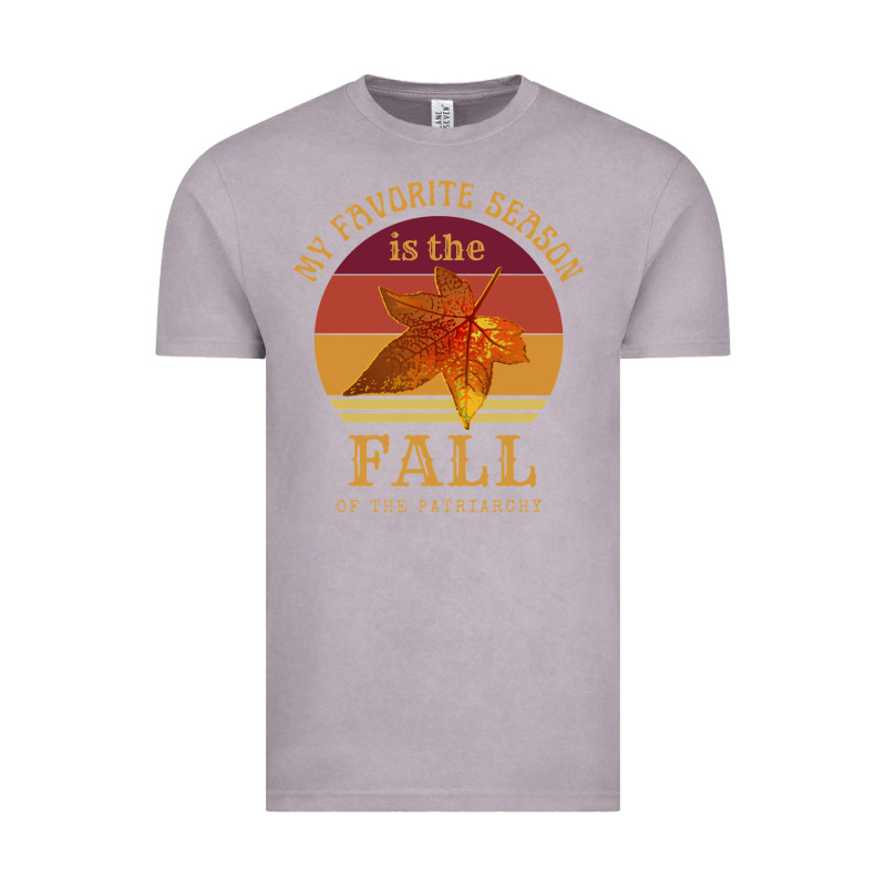 Feminist My Favorite Season Is Fall Patriarchy Retro Vintage Long Slee Vintage Tee by DesignPulse | Teevron
