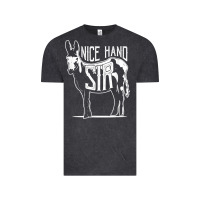 Vintage Black Nice Hand Sir Donkey Poker Funny Gambling Design For Fans Vintage Tee - DesignPulse