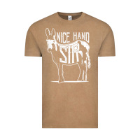 Vintage Coffee Nice Hand Sir Donkey Poker Funny Gambling Design For Fans Vintage Tee - DesignPulse