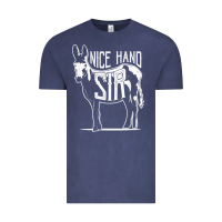 Vintage Denim Nice Hand Sir Donkey Poker Funny Gambling Design For Fans Vintage Tee - DesignPulse