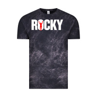 Cloud Black boxer r o c k y Vintage Tee - DesignPulse